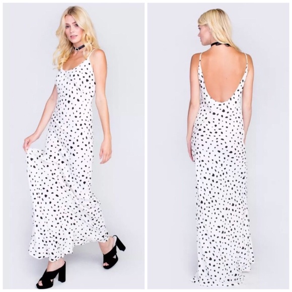 Wildfox Dresses & Skirts - NWT Wildfox Confetti Dot Maxi Dress